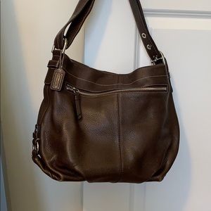 Coach Brown Genuine Leather shoulder bag